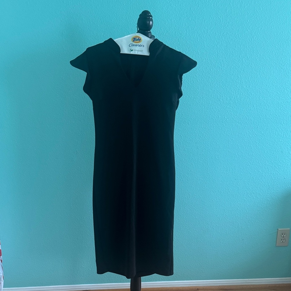 New York & Company Black Midi Dress